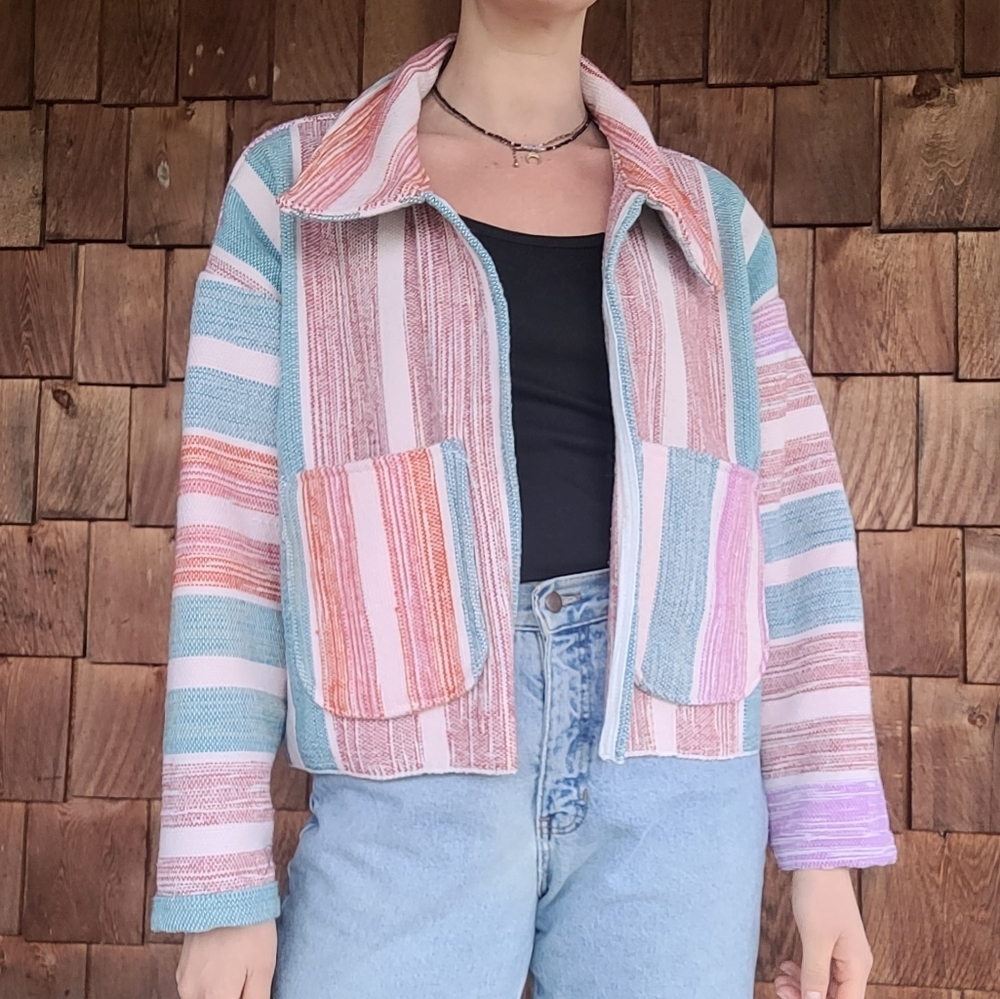 Handmade blanket coat - Picture 2 of 6